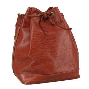 LOUIS VUITTON Epi Noe Shoulder Bag Brown